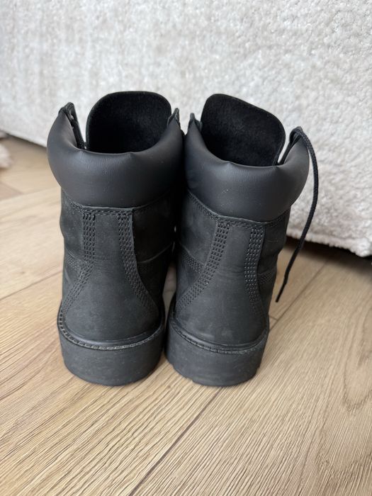 Ghete Timberland 6-Inch Premium Waterproof, negre, mărimea 36 (22.5 cm), cu cutie