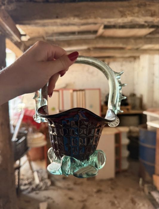 Coşulet decorativ din sticla