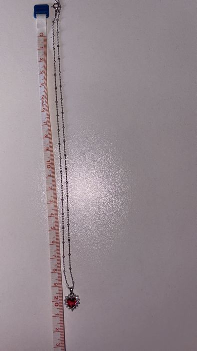 Сребърно нежно колие