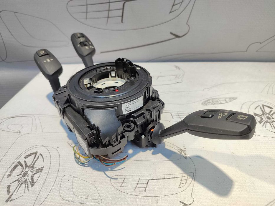 Ansamblu manete comenzi volan + spiră BMW Seria 3 E90 E91 61319123040 2008 / [2005-2012] / (5A3)