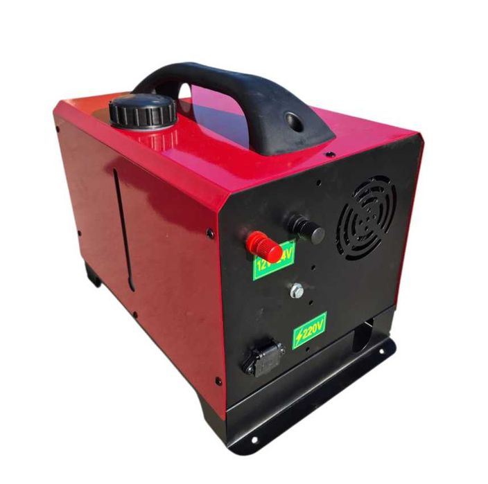 Incalzitor, sirocou de aer stationar silentios portabil, functie preincalzire 12-24V 230V, 8KW, display LCD, telecomanda
