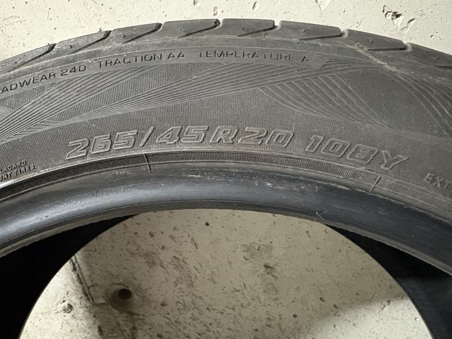 4 летни гуми Yokohama 265/45/20