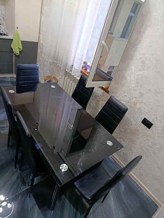 Стол стул 6 кишилик