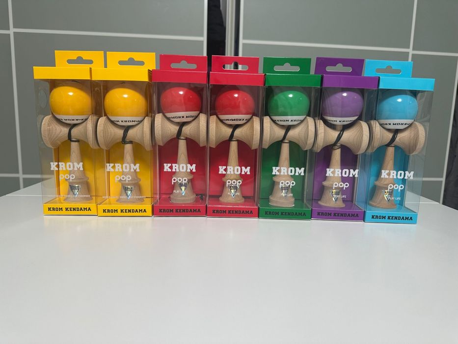 Kendama KROM POP originală – nouă, sigilată