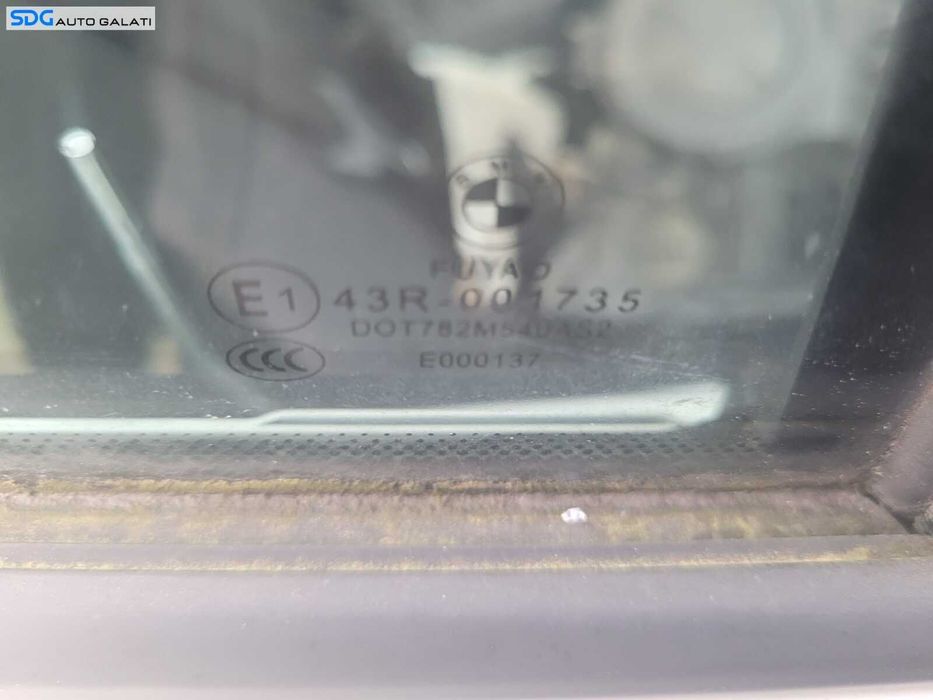 Geam Sticla Fix de pe Usa Dreapta Spate BMW Seria 3 F30 2010 - 2018 Cod 43R001735 [C2324]