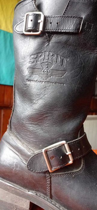 Мото- боти естествена кожа