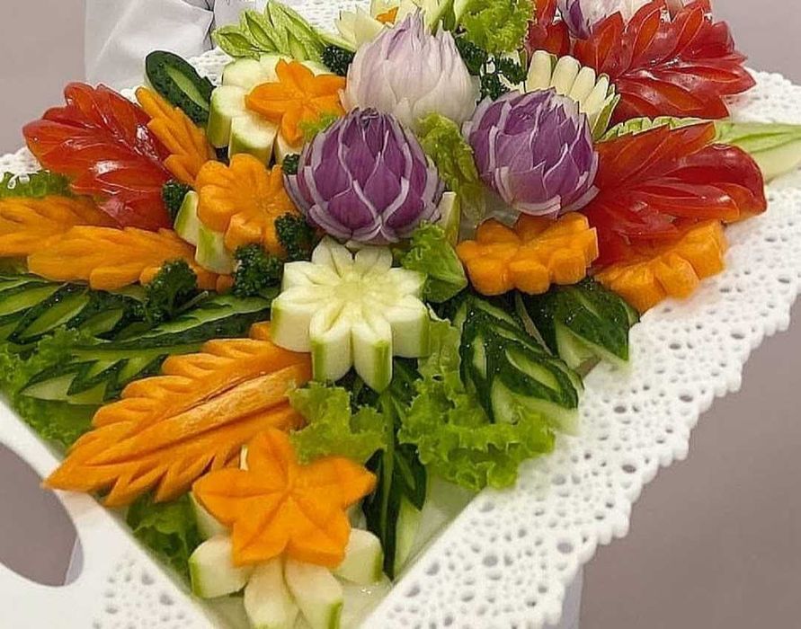 Нарезка фруктов и овощей мастер