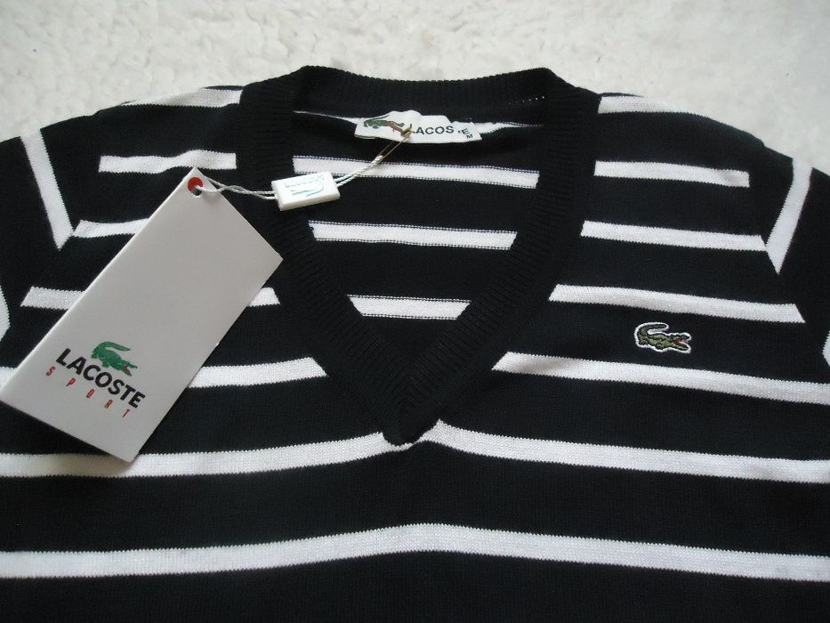 Pulover dama anchior bleumarin dungulite albe