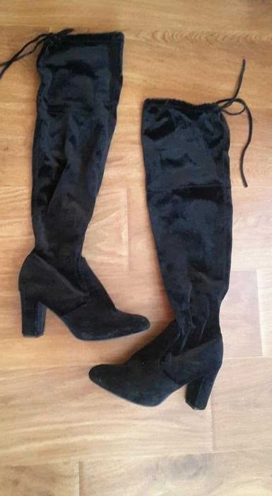 Дамски ботуши велур