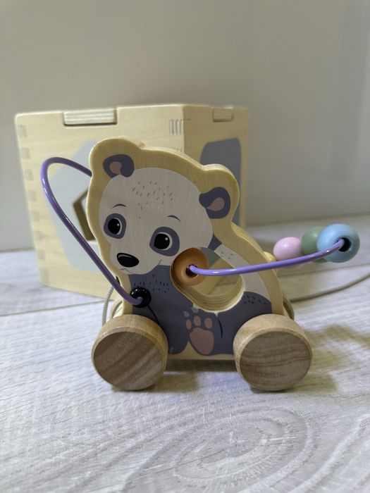 Лот дървени играчки
