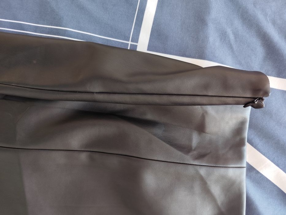 Къса кожена пола River Island