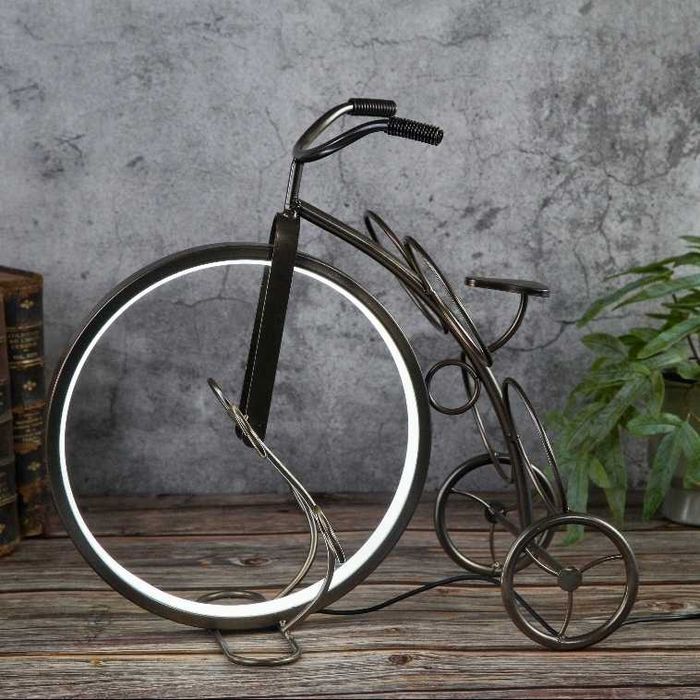 Нова Метална Лампа Велосипед - Колело Поставка за Бутилки - 3 Варианта