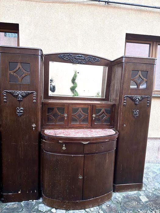 Mobila Art Deco lemn masiv