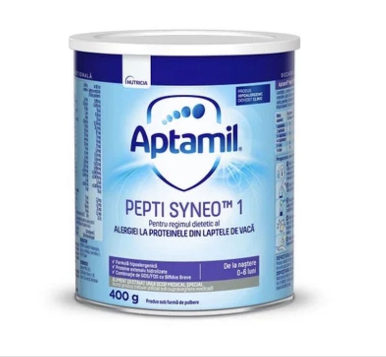 Vand 2 cutii Aptamil Pepti pentru sugarii cu APLV