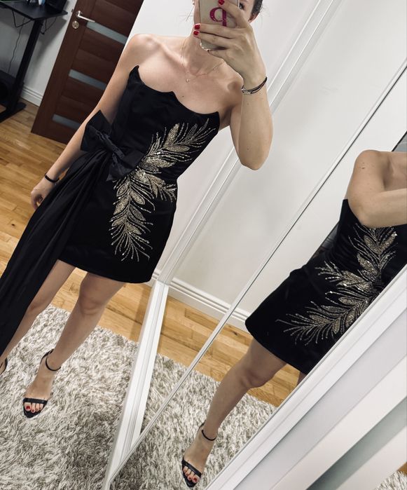 Rochie scurtă neagră bby