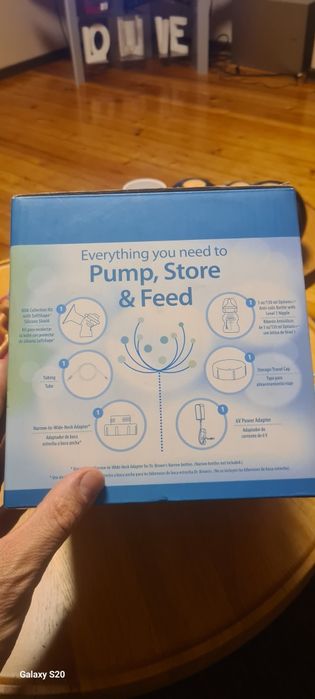 Продавам  Електрическа помпа за кърма Dr Brown's