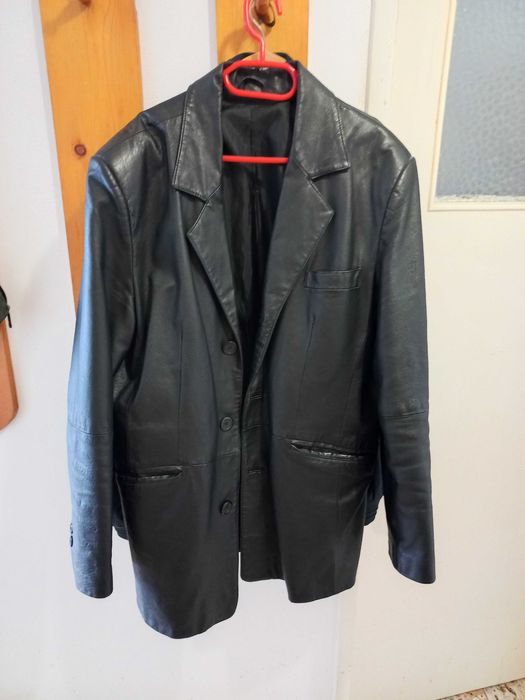 мъжко кожено сако за 1,80 - 1,90м.,  90-100 кг.
