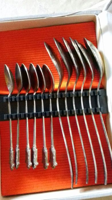 Подарочный набор мельхиоровых ложек . Отличный и памятный подарок на ю