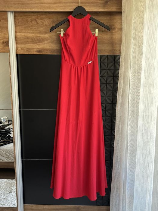 Alessa/Алеса дълга червена рокля