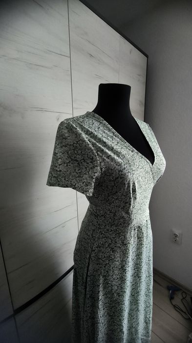 Rochie vintage de vara verde