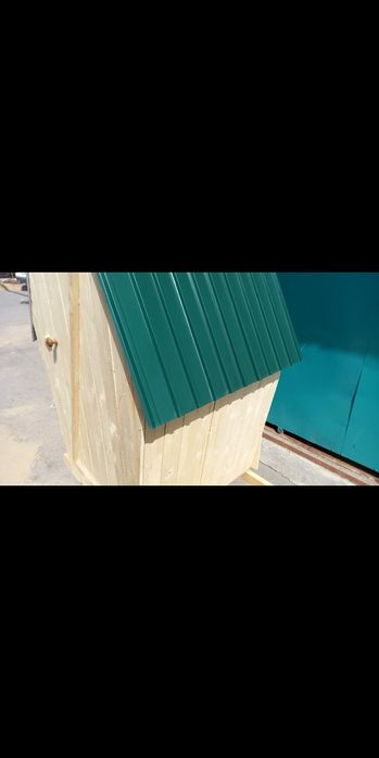 Дачный уличный туалет ромбик