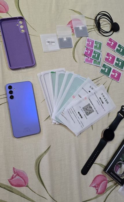 Samsung Galaxy A34 5G + Samsung Watch 4 – комплект