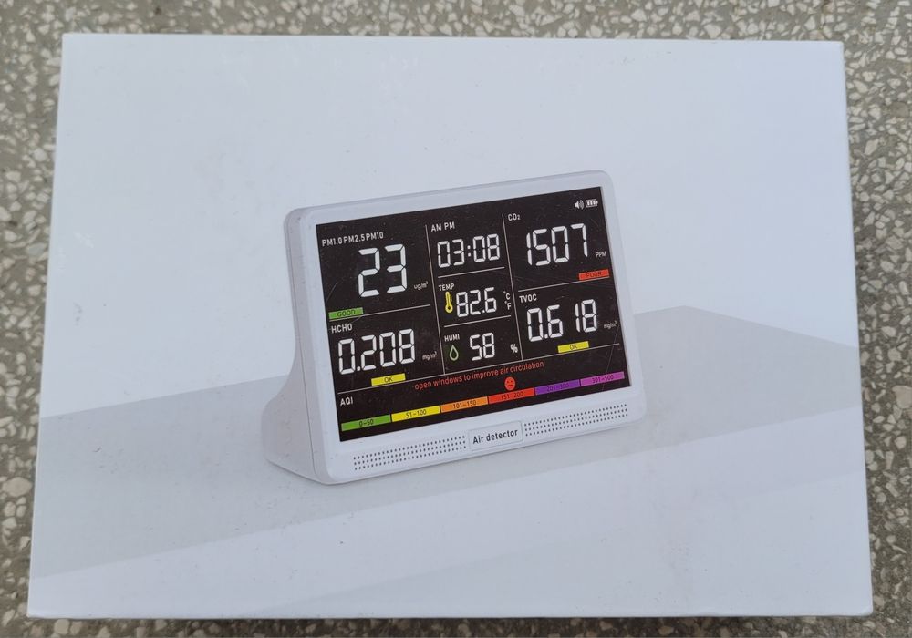 Stație de măsurare a calității aerului - air quality monitor