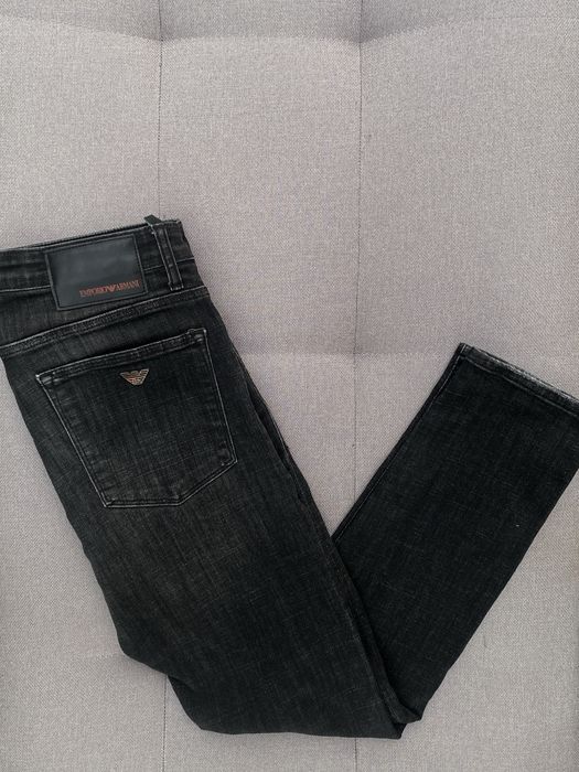 Blugi Negri Emporio Armani