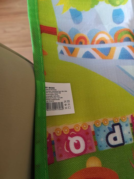 Детски килим от термоизолираща пяна 100% EPE нов, 1,20 х 1,80 м