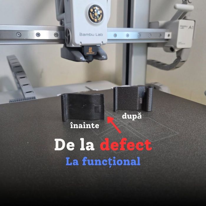 Piese auto printate 3D | refacem piesele rupte