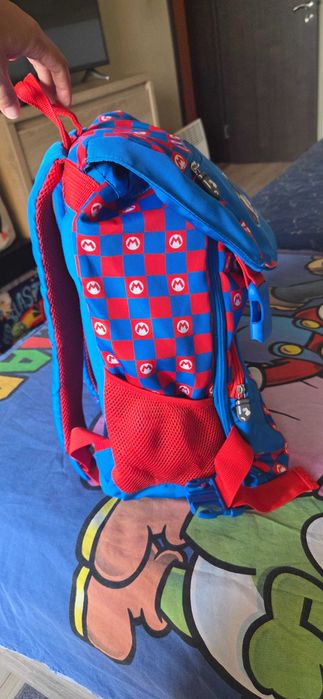 Ученическа раница Супер Марио