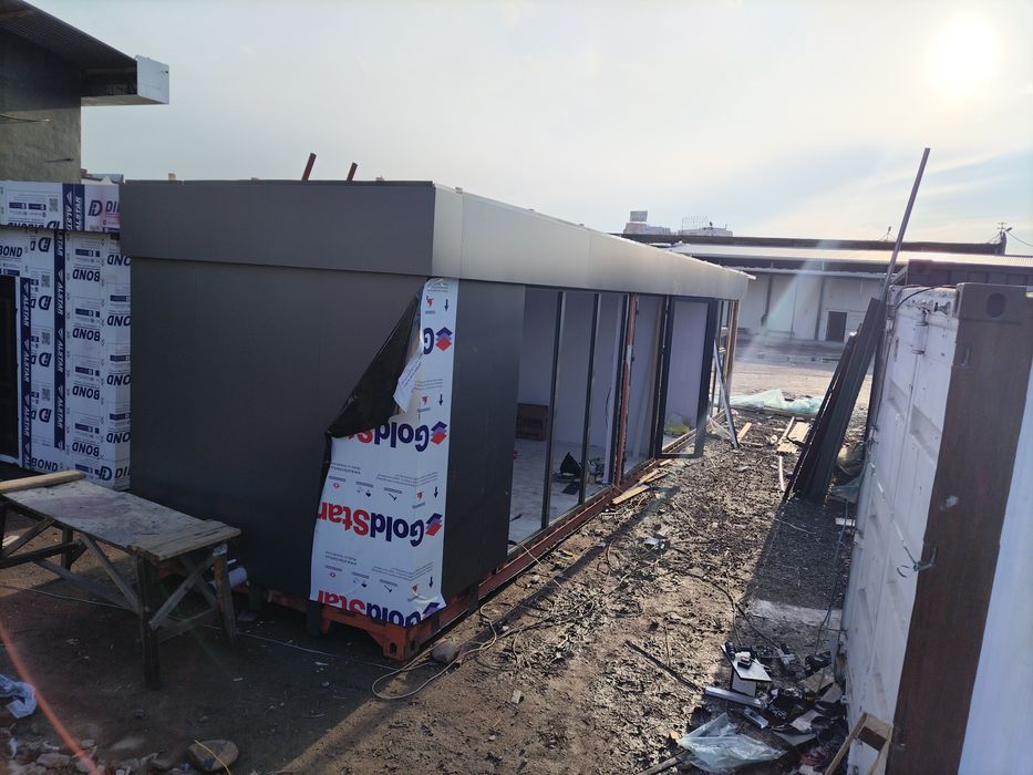 Контейнер кафе Домик Офис Магазина Сартарошхона мобильных домов