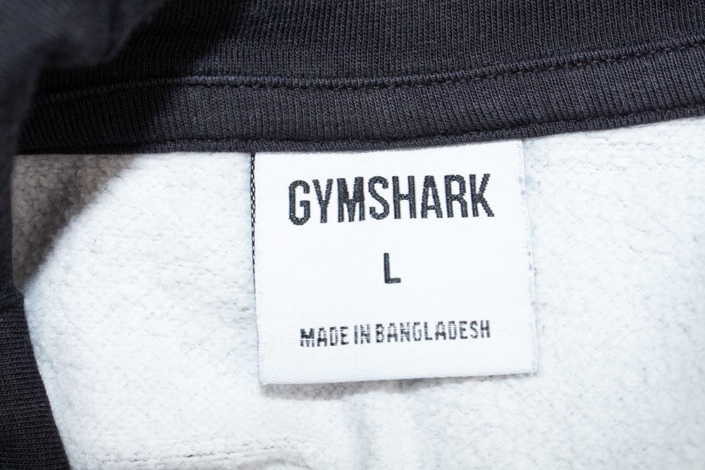 Gymshark мъжки суичър с качулка памук мраморен ефект худи за фитнес L