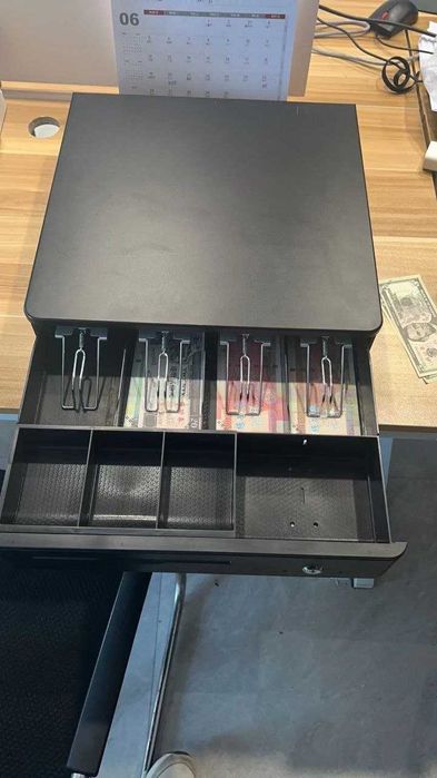 Денежный ящик Kassa uchun yashik, pul uchun yashik "4ta Slot"