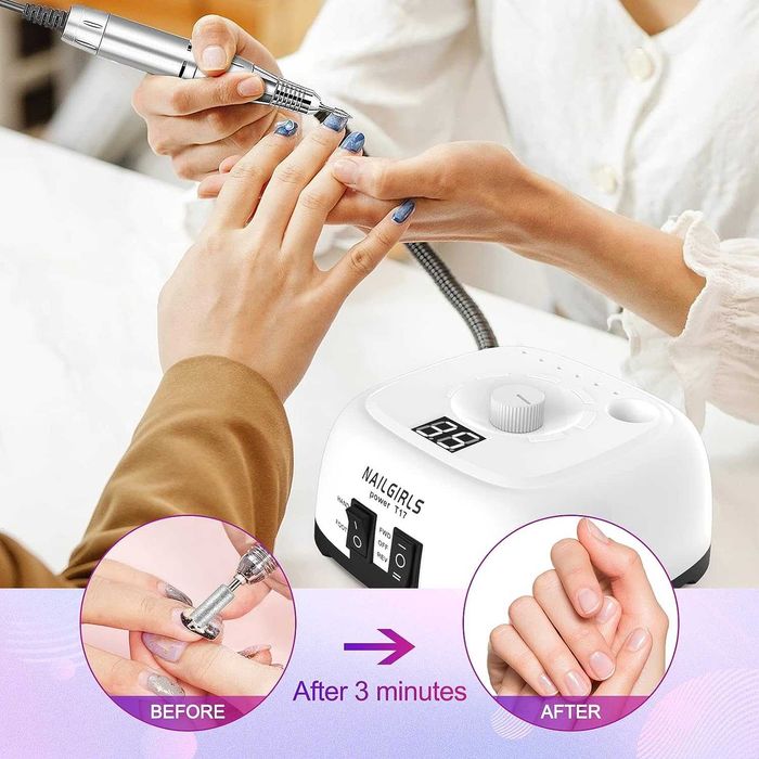 Професионална пила за маникюр- педикюр NAILGIRLS T17- 35000RPM