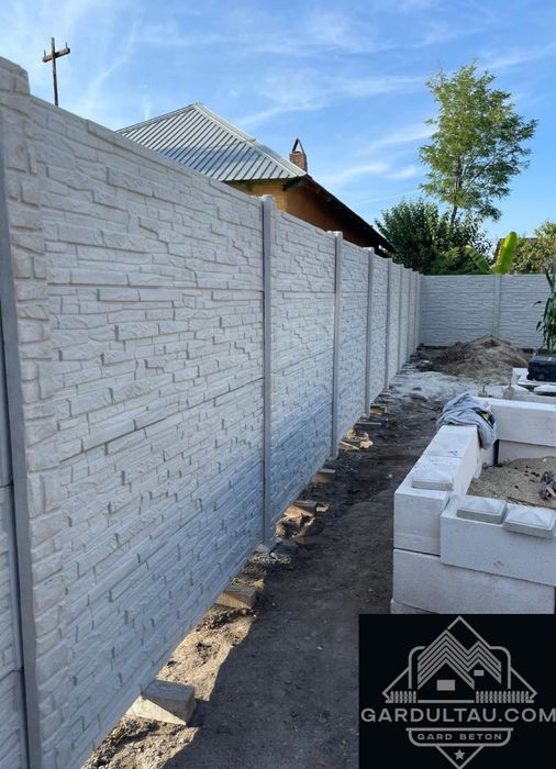 Gard beton placi de gard stalpi de beton cu montaj