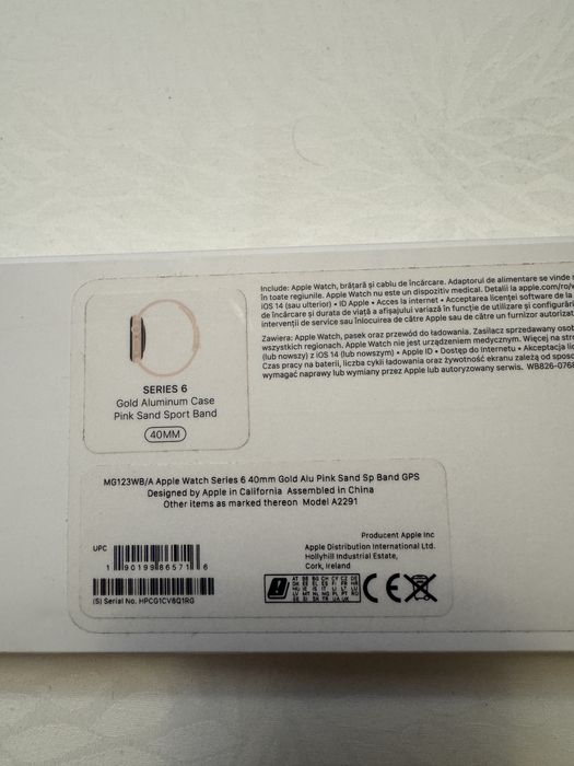 Apple watch seria 6 40 mm