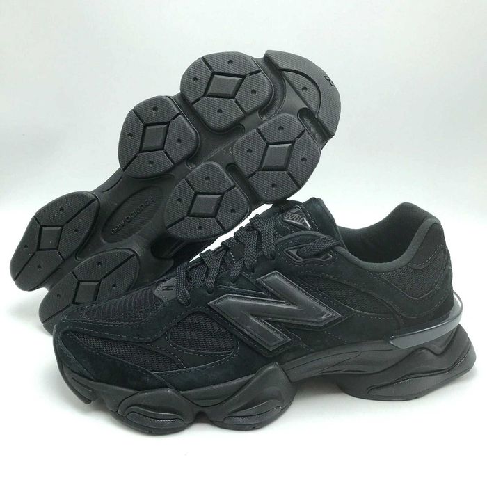 New Balance 9060 Full Black black logo маратонки 36 37 38 39 40 41 42 43 44 45 размери