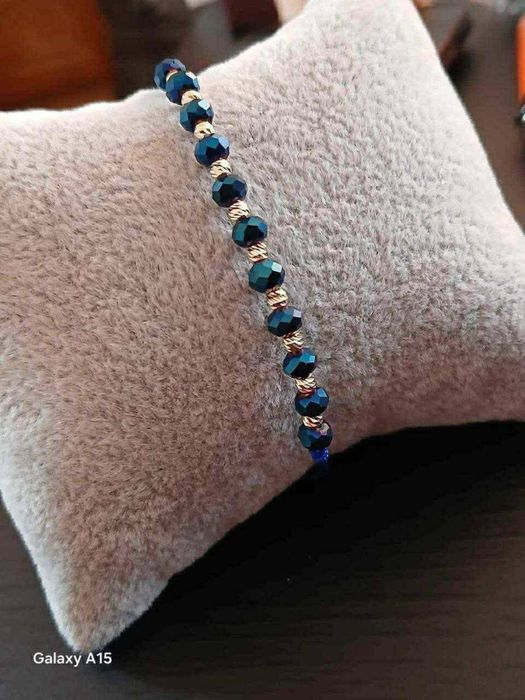 Bratara cu 10 bile aur 14K