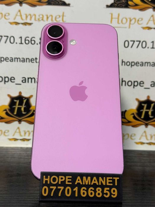 Hope Amanet P10/iPHONE 16 PINK 128 GB BT 100%
