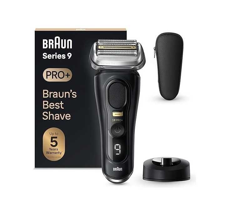 Електрическа самобръсначка Braun Series 9 PRO+ 9510s, стойка за зареждане, Wet&Dry, водоустойчива