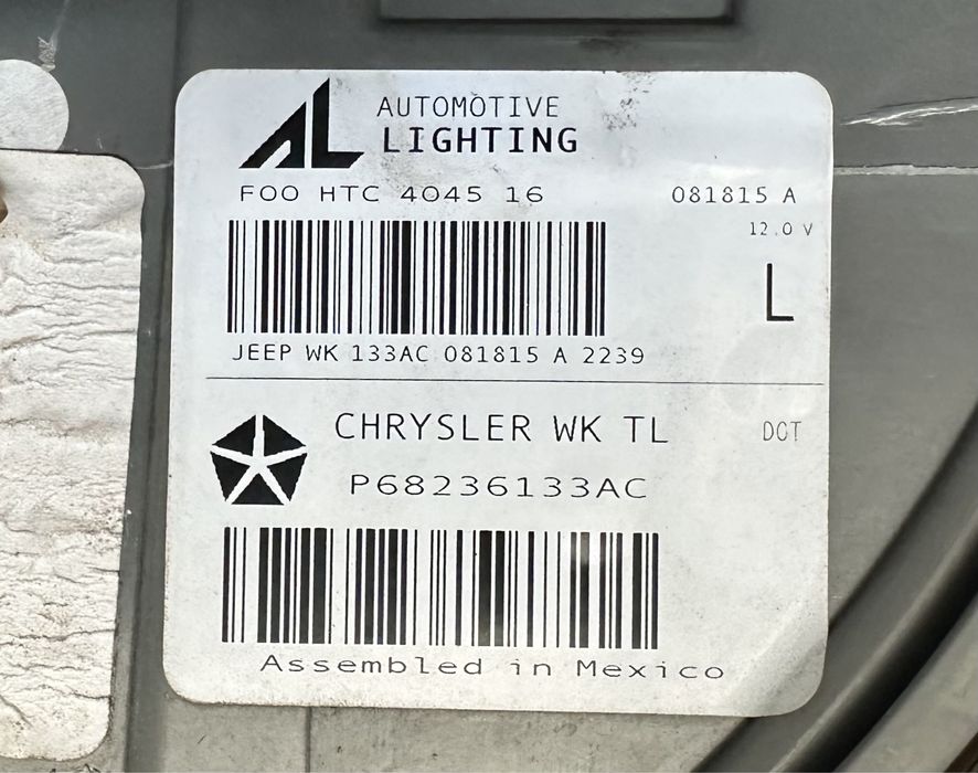 Stopuri / Triple Jeep Grand Cherokee WK2 Facelift