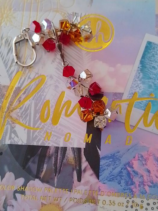 Сребърни обеци с камъни