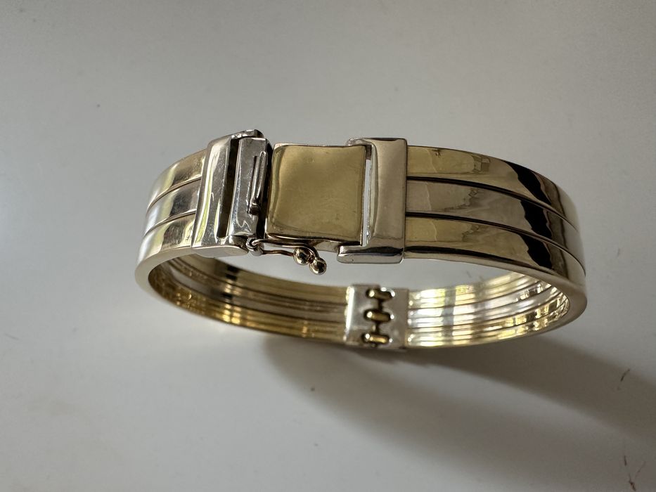 Bratara fixa barbateasca aur 14k
