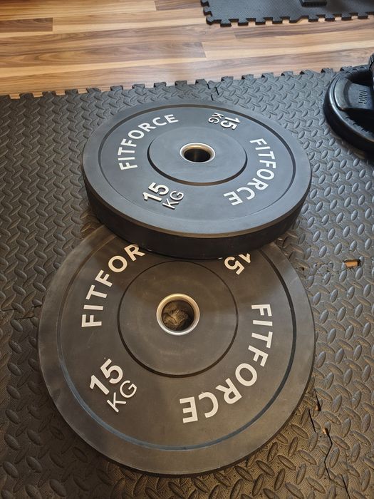 Discuri fitness, diametru 50 mm, 15 kg