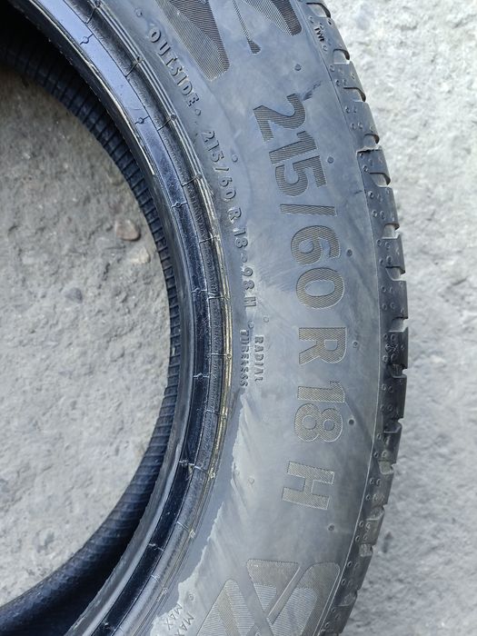 Летни гуми -2025г.-18цола-215/60-1бр.-130лв."CONTINENTAL"