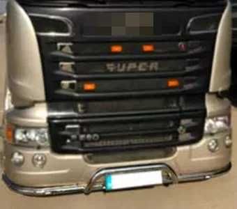 Ролбар цял като 3 части над номер Скания Scania R 2004-2016г.