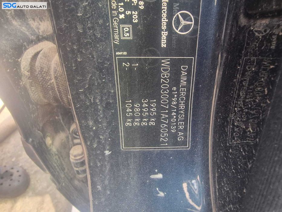 Motor Ambielat FARA Anexe 2.2 CDI 646962 646.962 Mercedes Clasa C Class W203 2001 - 2007 [V0326]