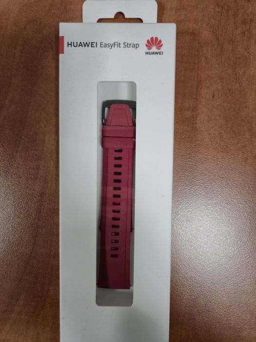 Curea originala smartwatch Huawei Watch GT4, rosie silicon