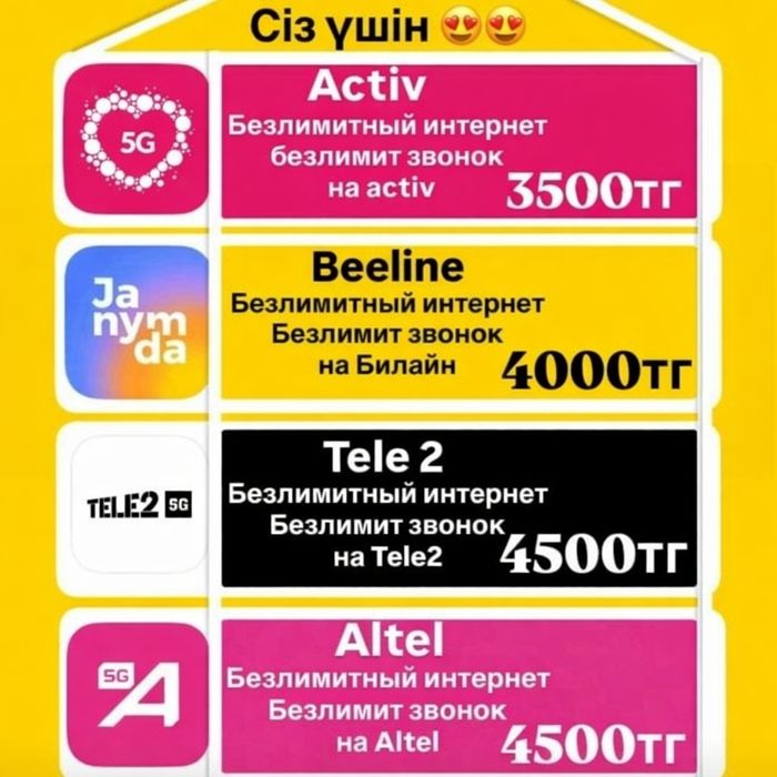 Безлимитный тариф  подключаю